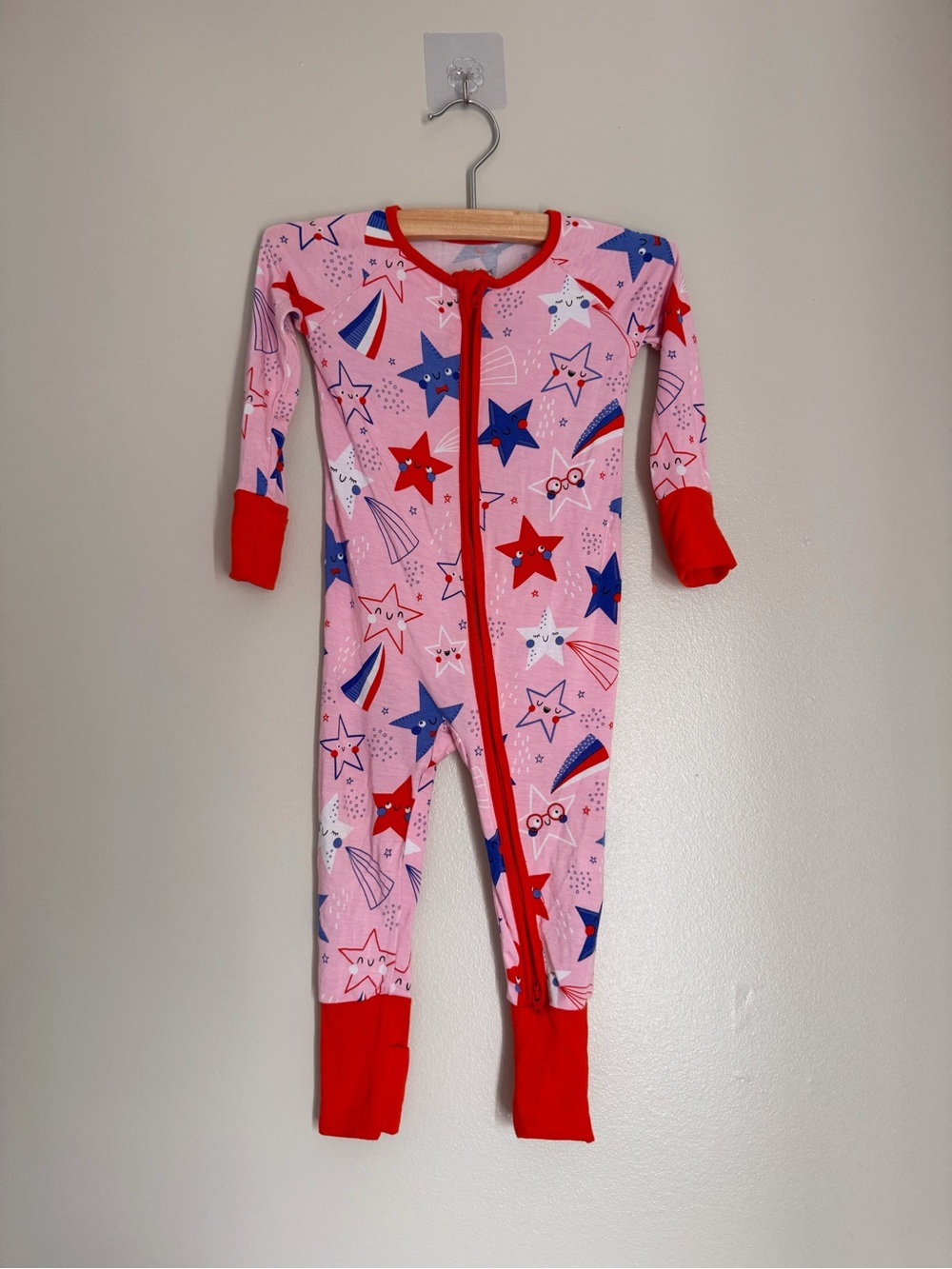 Little Sleepies stars & fireworks Jammies 6-12month